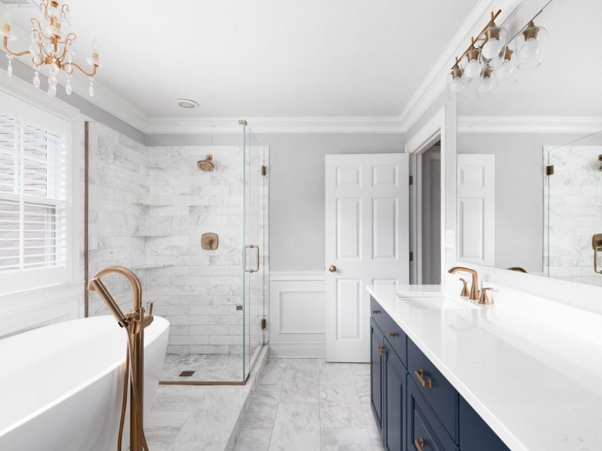 Bathroom renovation in Clearview