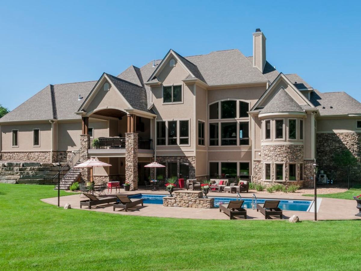 Custom home in Clearview Township
