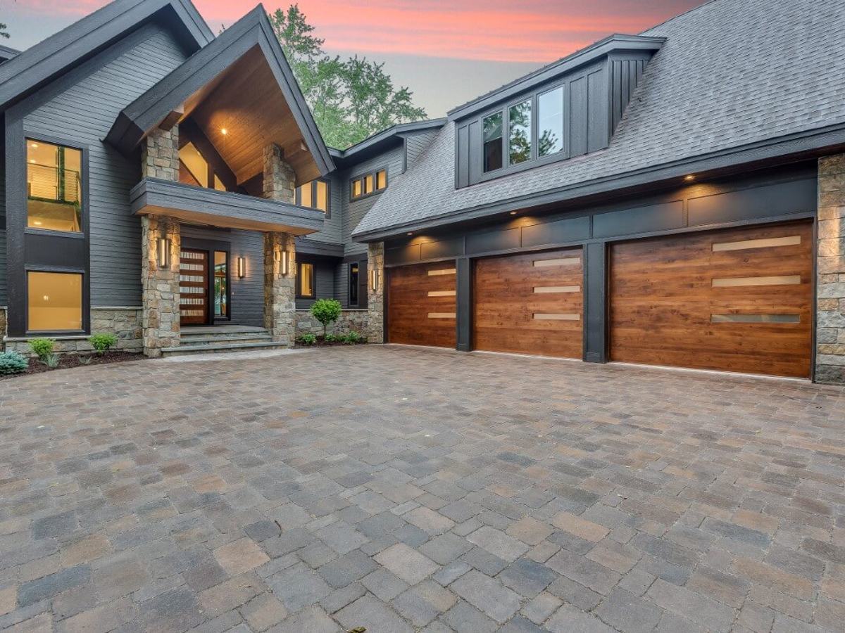 Year-round custom waterfront home in Tiny Township by Mighton Construction