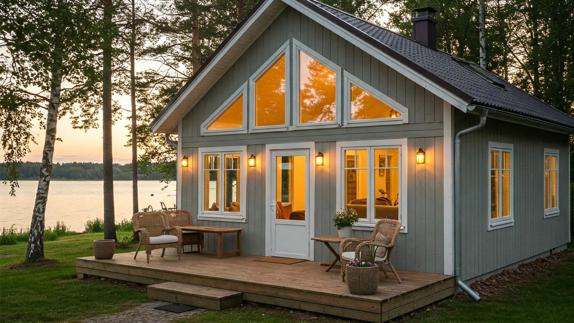 Custom cottage built by Mighton Construction in Collingwood