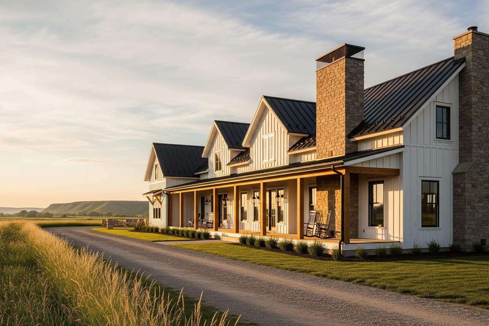 Rural estate custom home in Clearview Township